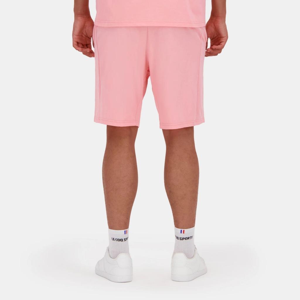 Calças Le Coq Sportif Modelo Corto Bas Cor Rosa 3/7