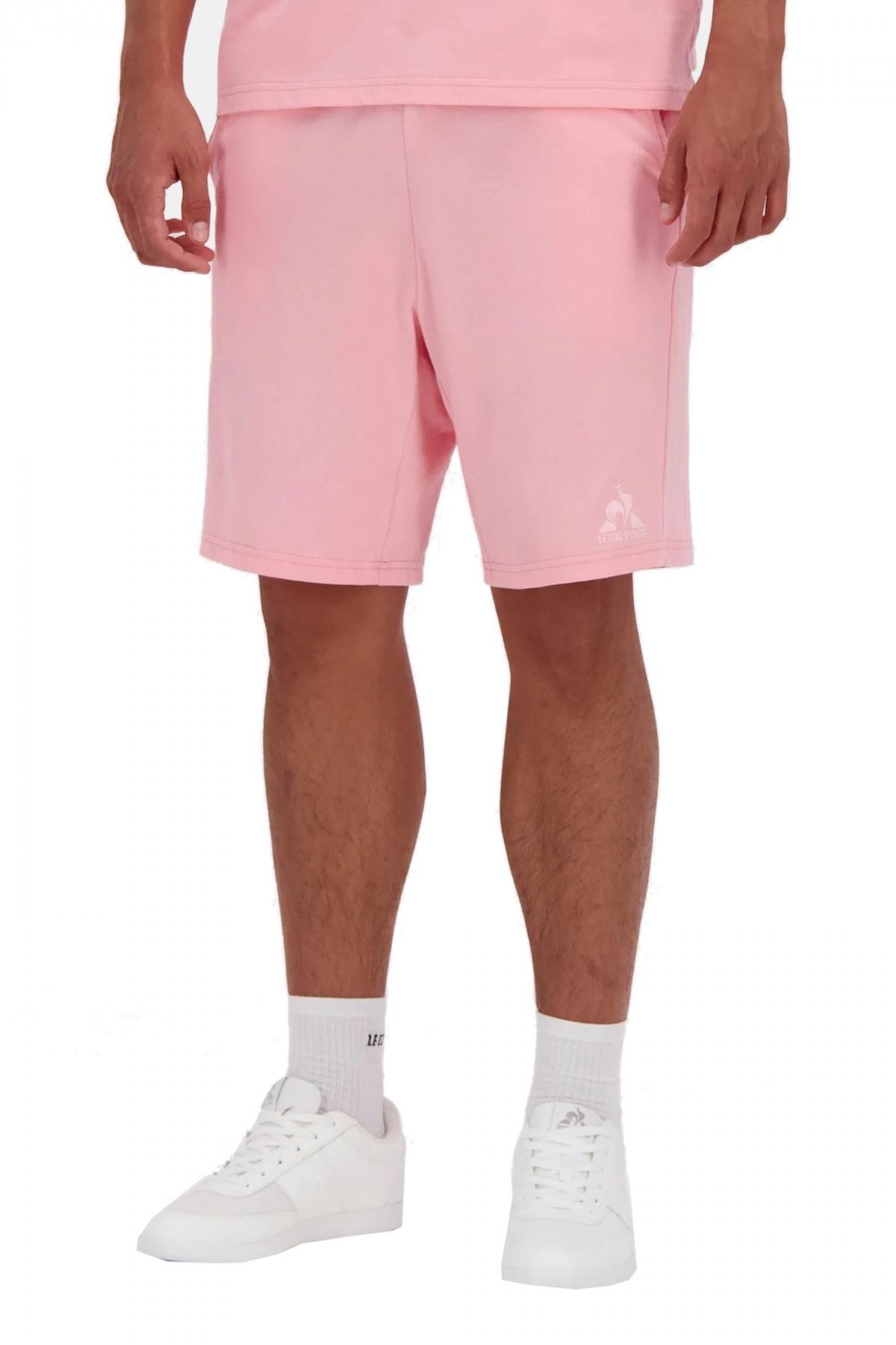 Calças Le Coq Sportif Modelo Corto Bas Cor Rosa 5/7