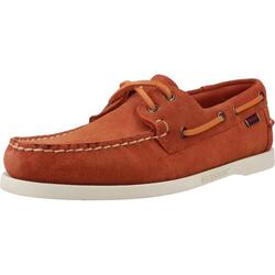 Baskets Sebago Modèle Docksides Portland Flesh Couleur Bleu