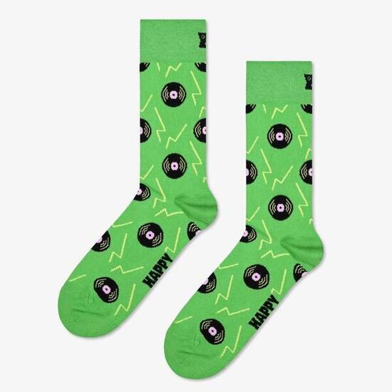 Calzini Happy Socks Modello Vinyl Green Sock Colore Verde