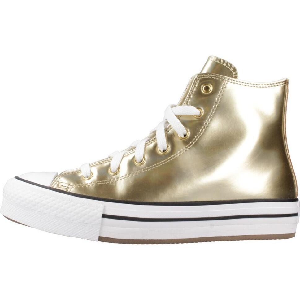 Buty CONVERSE CHUCK TAYLOR ALL STAR EVA LIFT PLATFORM METALLIS Złoty