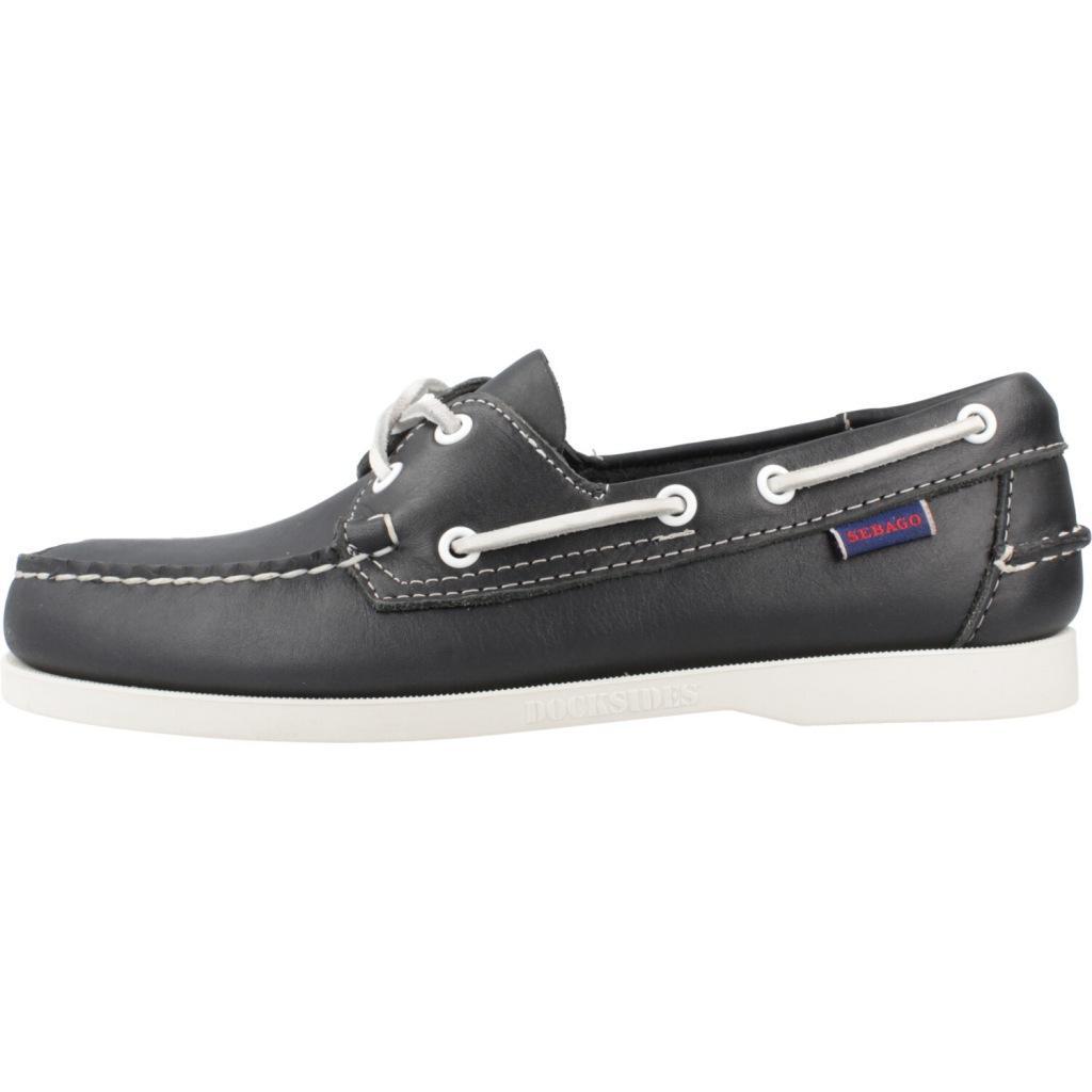 Baskets Sebago Modèle Docksides Portland Couleur Bleu 2/6