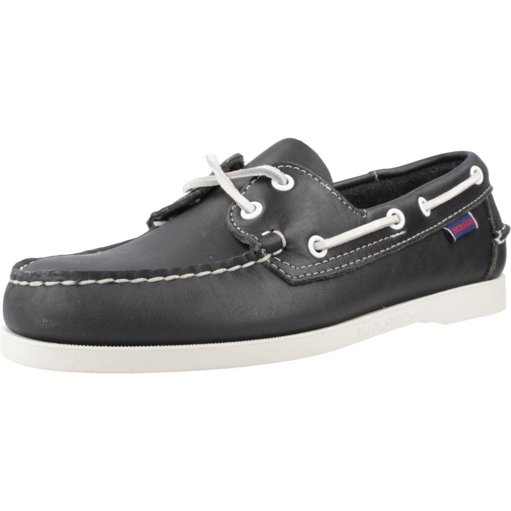 Baskets Sebago Modèle Docksides Portland Couleur Bleu 1/6