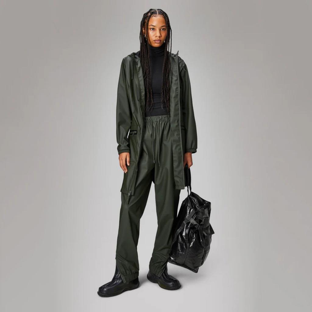 Pantalons Rains Modèle Rain Pants Regular W3 Couleur Vert 5/7