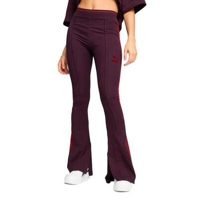 Hosen Puma Modell T7 Flared Leggings Farbe Violett