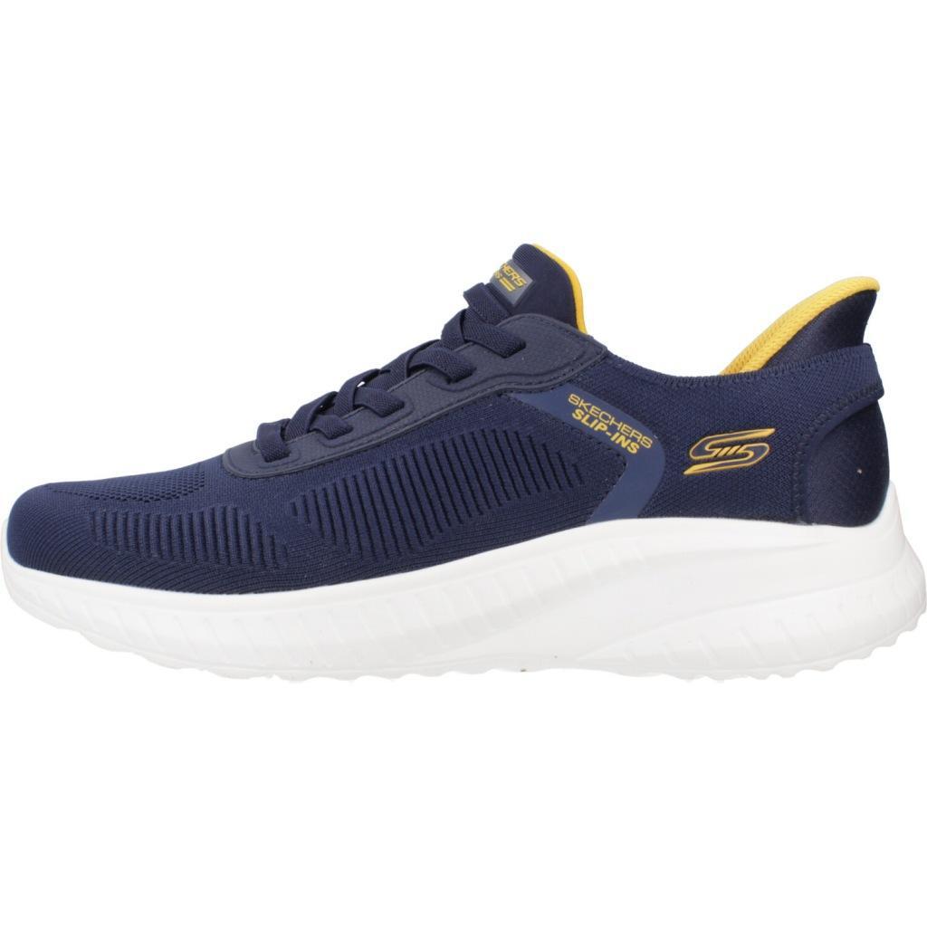 Baskets Skechers Modèle Bob Squad Chaos Solid Step Couleur Bleu 2/5