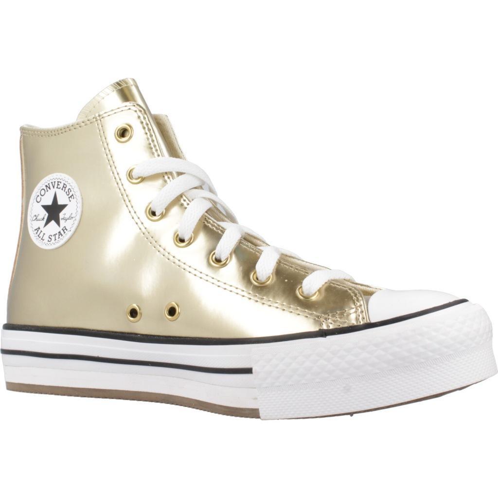 Baskets Converse Modèle Chuck Taylor All Star Eva Lift Platform Metallis Couleur 5/5
