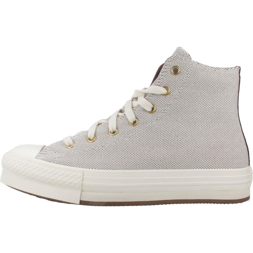 Ténis Converse Modelo Chuck Taylor All Star Eba Lift Hi Cor Castanho 2/5