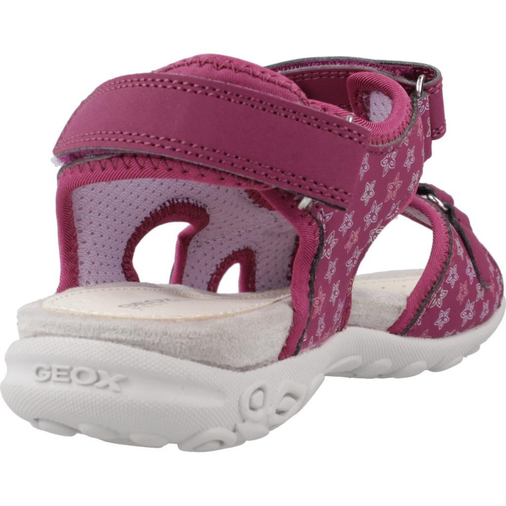 Sandały GEOX J SANDAL WHINBERRY G Bordeaux 3/5