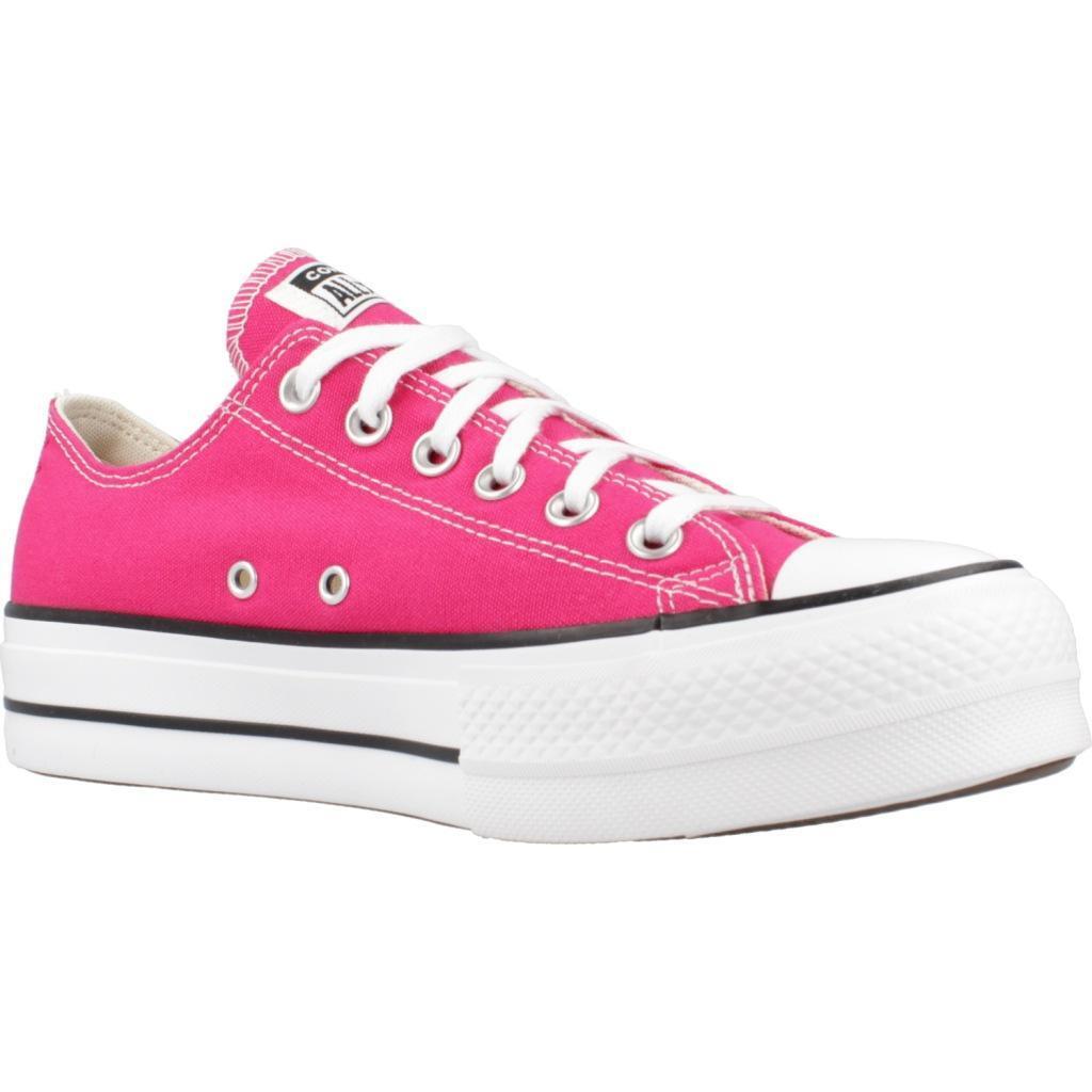 Baskets Converse Modèle Ctas Lift Ox Cerise Couleur Rose 5/5