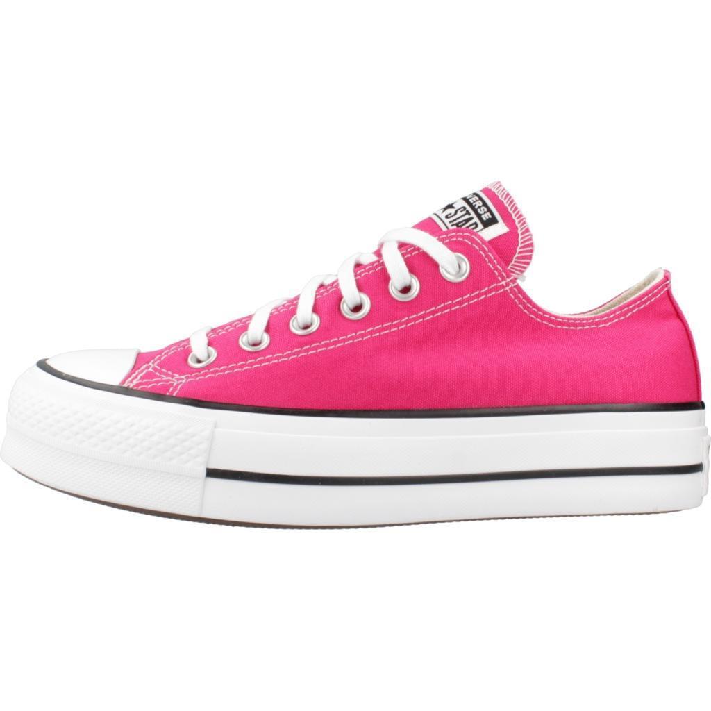 Baskets Converse Modèle Ctas Lift Ox Cerise Couleur Rose 2/5