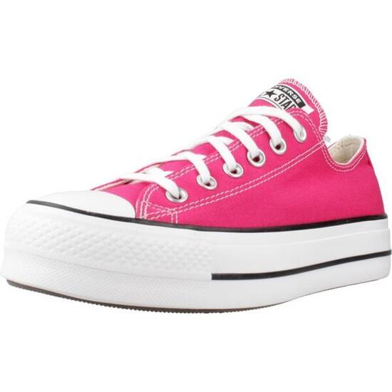 Zapatillas Mujer Converse Ctas Lift Ox Cerise Rosa Blanco