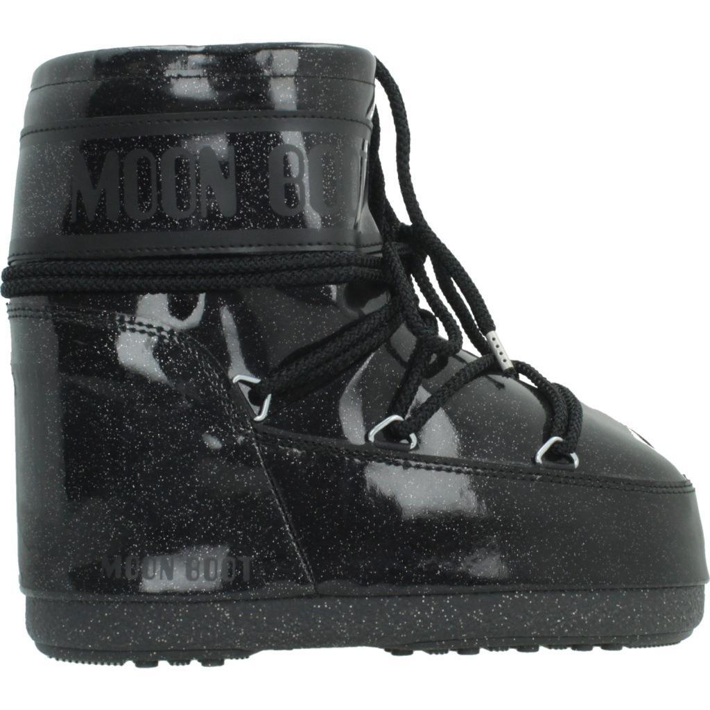 Bottes Moon Boot Modèle Mb Icon Low Glit Couleur Noir 4/5