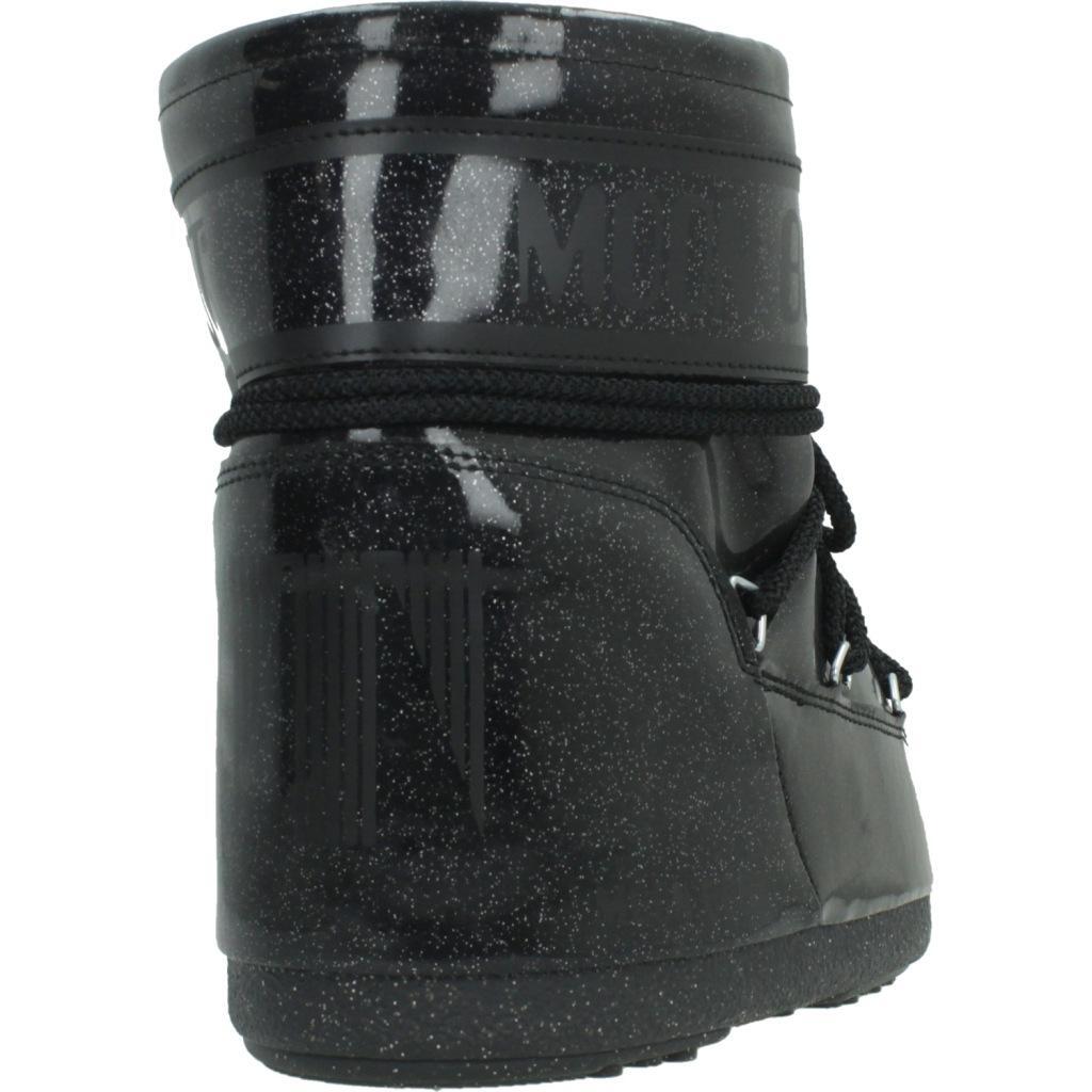 Bottes Moon Boot Modèle Mb Icon Low Glit Couleur Noir 3/5