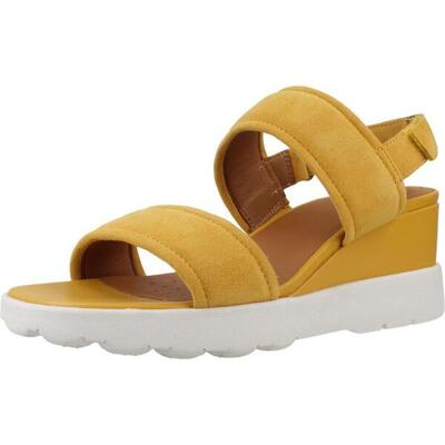 Sandalias Mujer Geox D Spherica Ec6 Amarillo