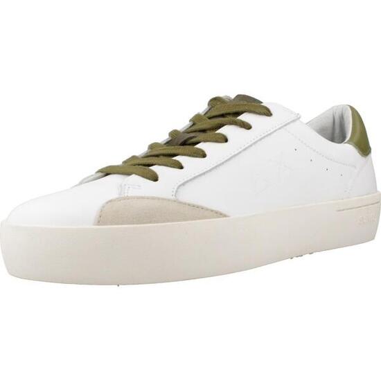 Scarpe Da Ginnastica Sun68 Modello Street Leather Colore Bianco