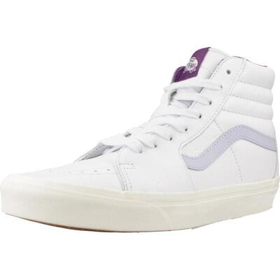 Sneakers vans model sk8-hi premium leather kleur wit