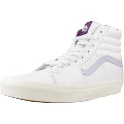 Baskets Vans Modèle Sk8-hi Premium Leather Couleur Blanc