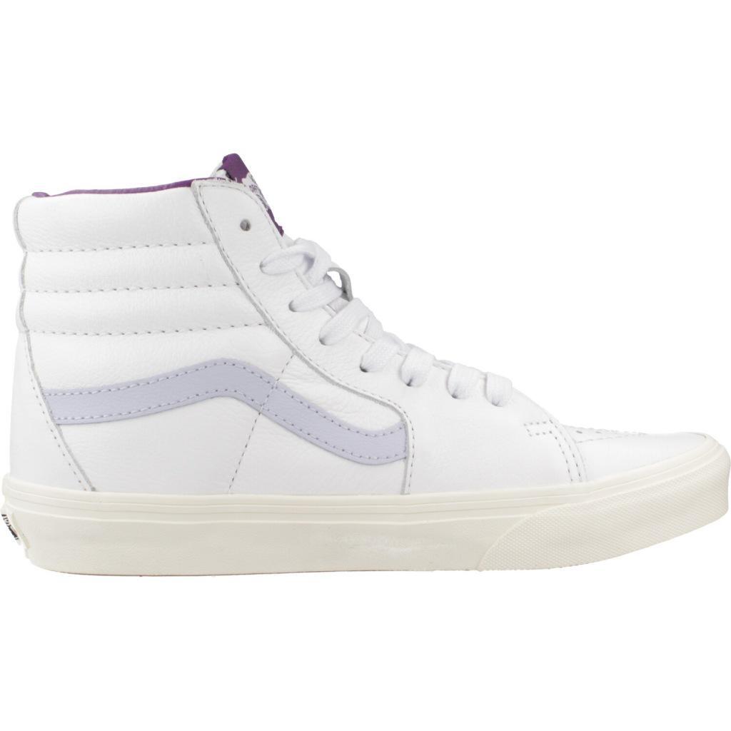 Sneakers Vans Model Sk8-hi Premium Leather Kleur Wit 4/5