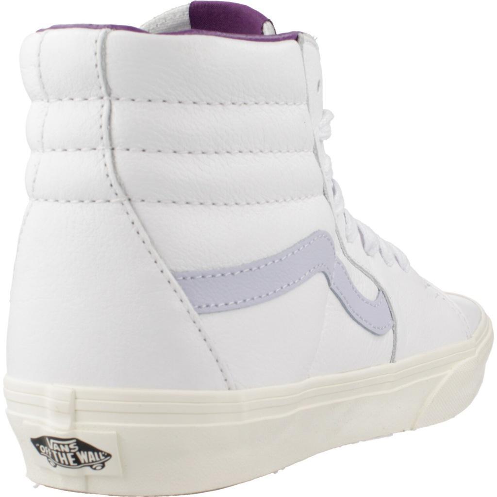 Sneakers Vans Model Sk8-hi Premium Leather Kleur Wit 3/5