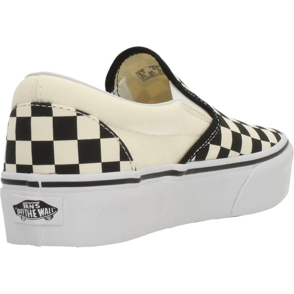 Sneakers Vans Modell Classic Slip-on Platform Farbe Beige 3/5