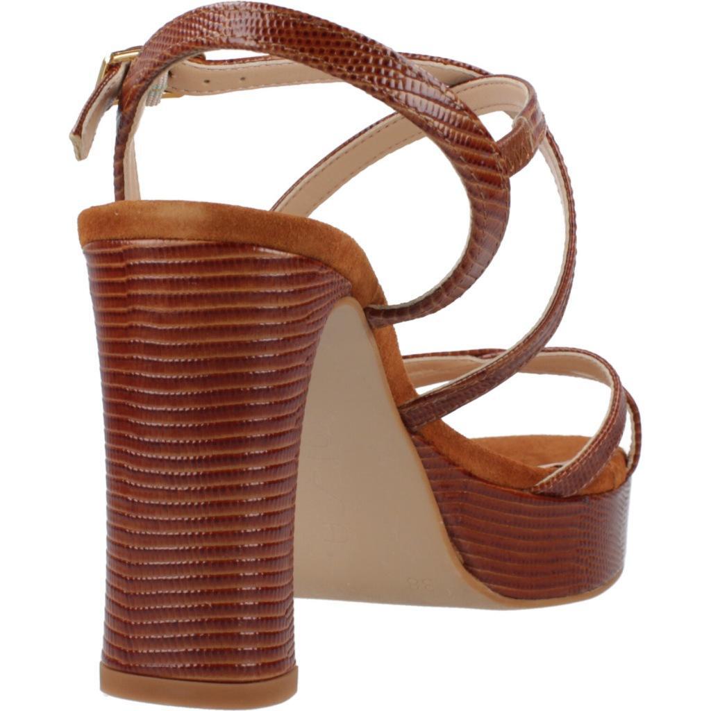 Sandales Unisa Modèle Over Luc Couleur Marron 3/5