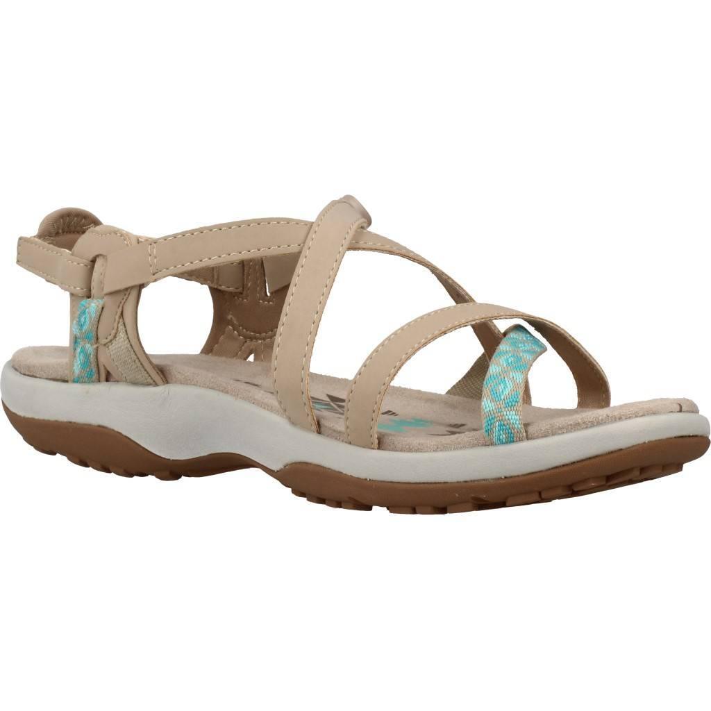 Flache Sandalen Damen Skechers  Braun 5/5