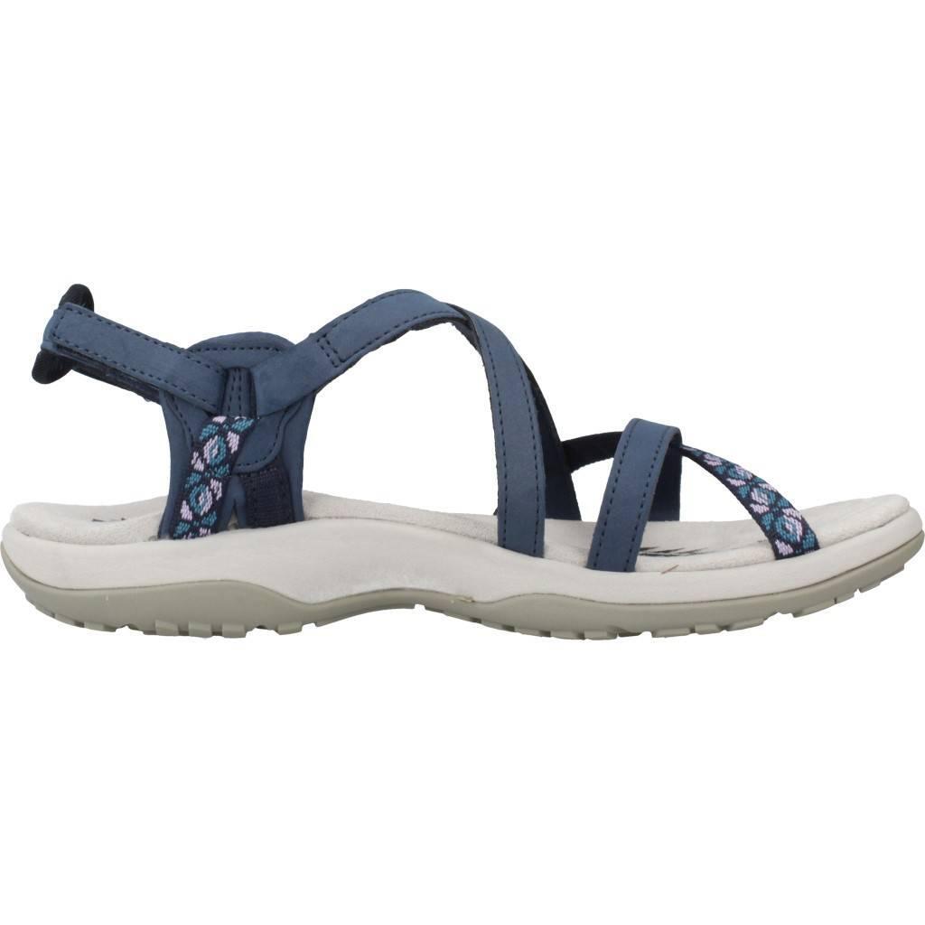 Sandalias Planas Mujer Skechers Vacay Azul 4/5