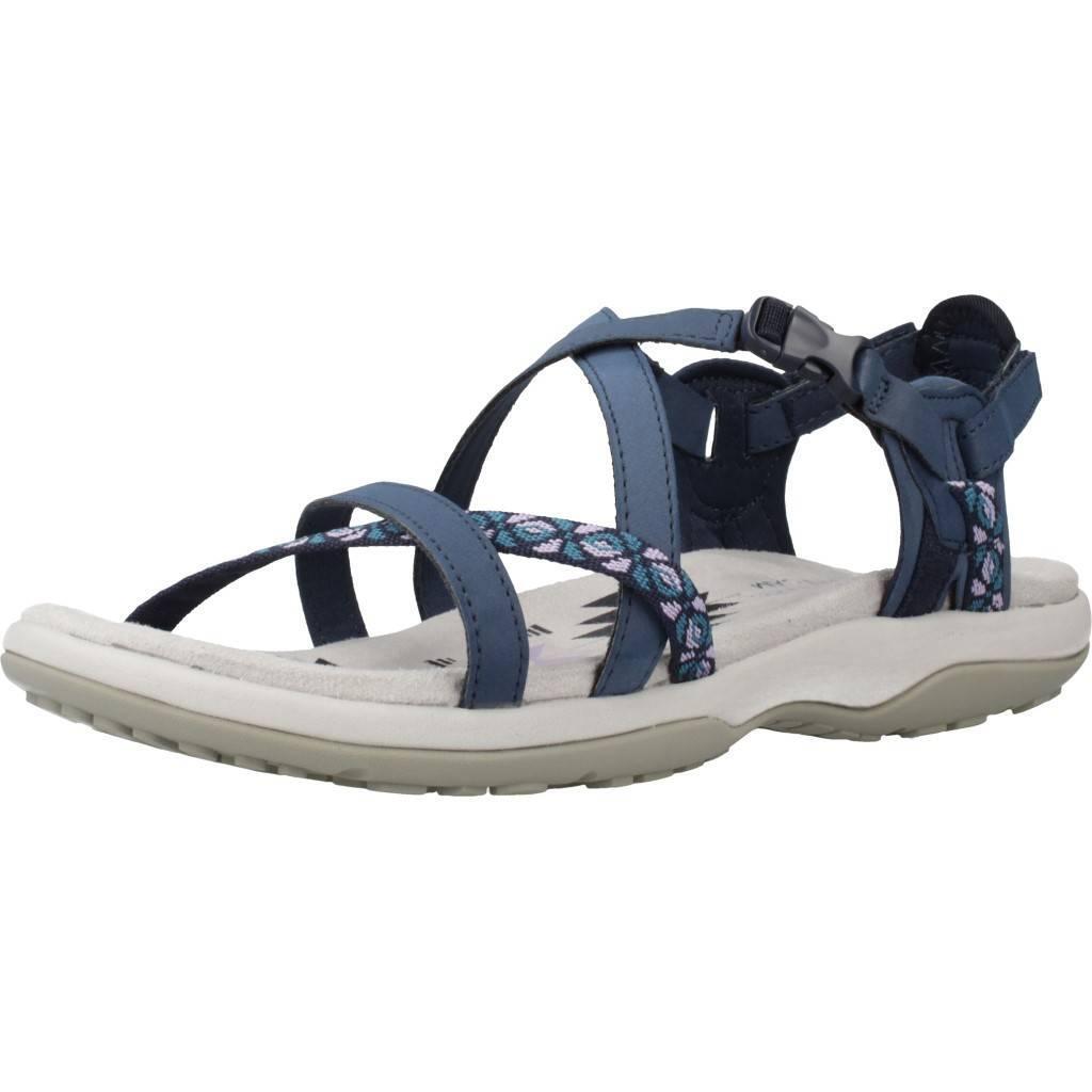Sandalias Planas Mujer Skechers Vacay Azul 1/5