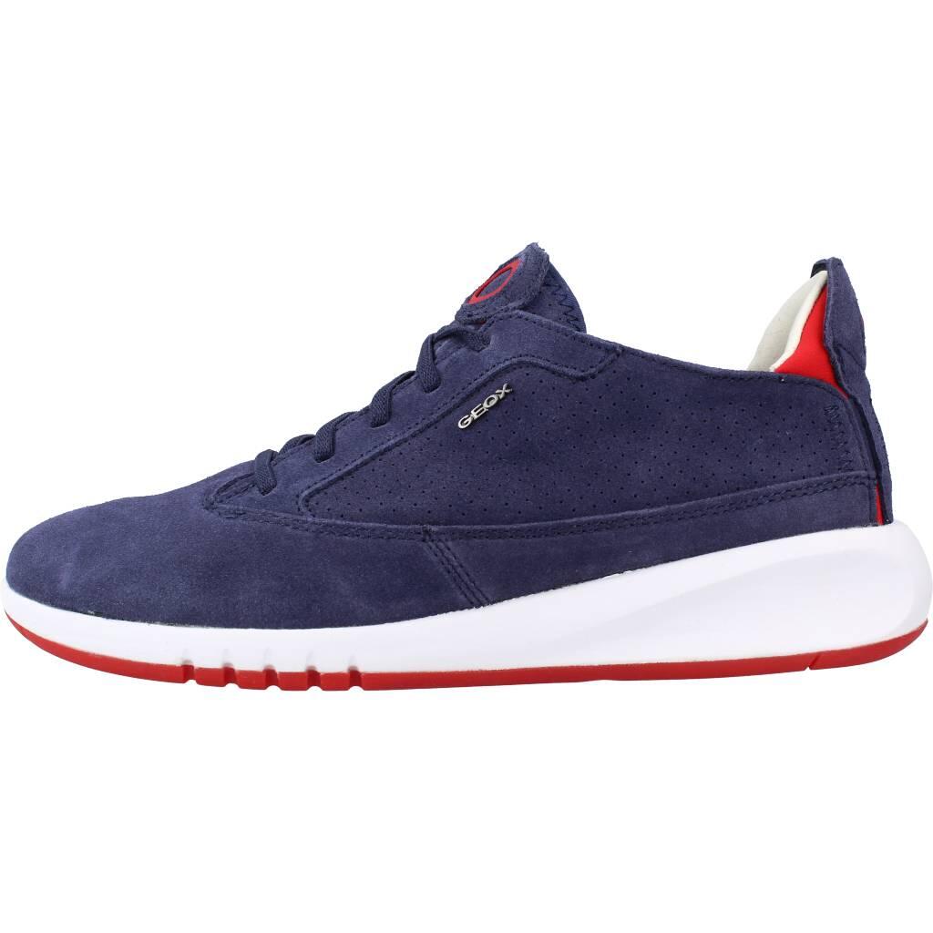 Baskets Geox Modèle D Aerantis A Couleur Bleu 2/5