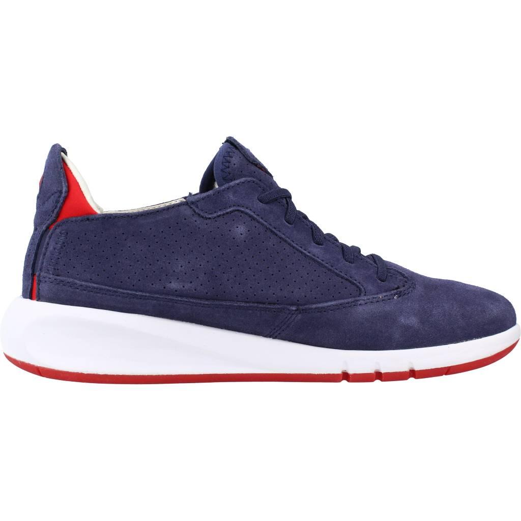Baskets Geox Modèle D Aerantis A Couleur Bleu 4/5