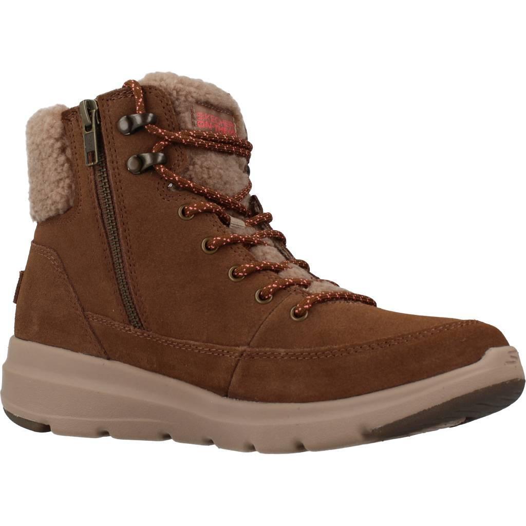Botines Planos Mujer Skechers Woodlands Marrón 5/5