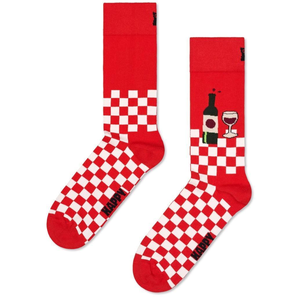 Calzini Happy Socks Modello Wine And Dine Colore Rosso 1/4