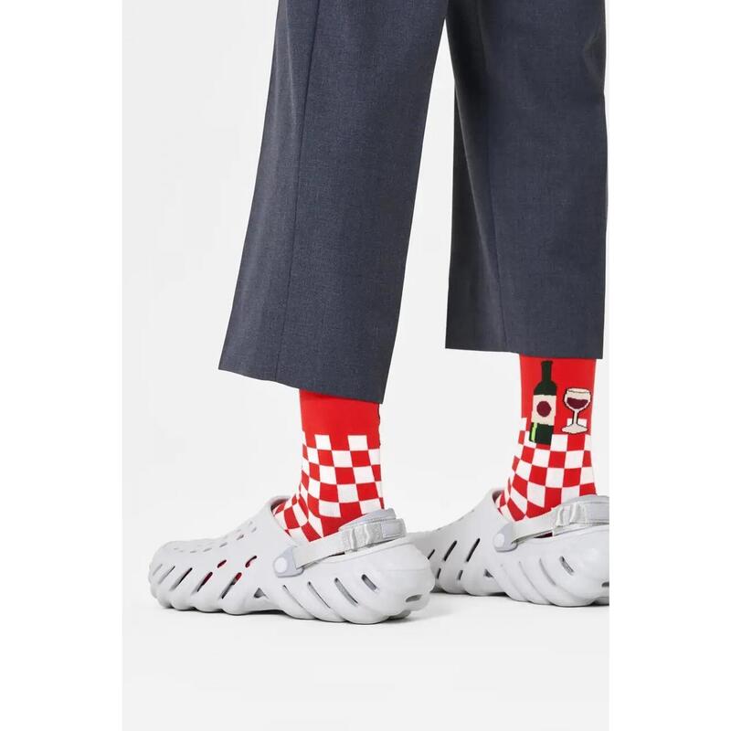 Ciorapi Happy Socks Model Wine And Dine Culoare Roşu