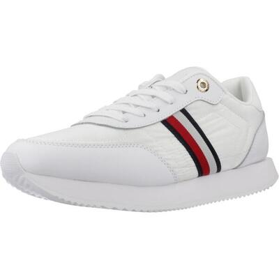Scarpe Da Ginnastica Tommy Hilfiger Modello Essential Runner Global Colore Bianc