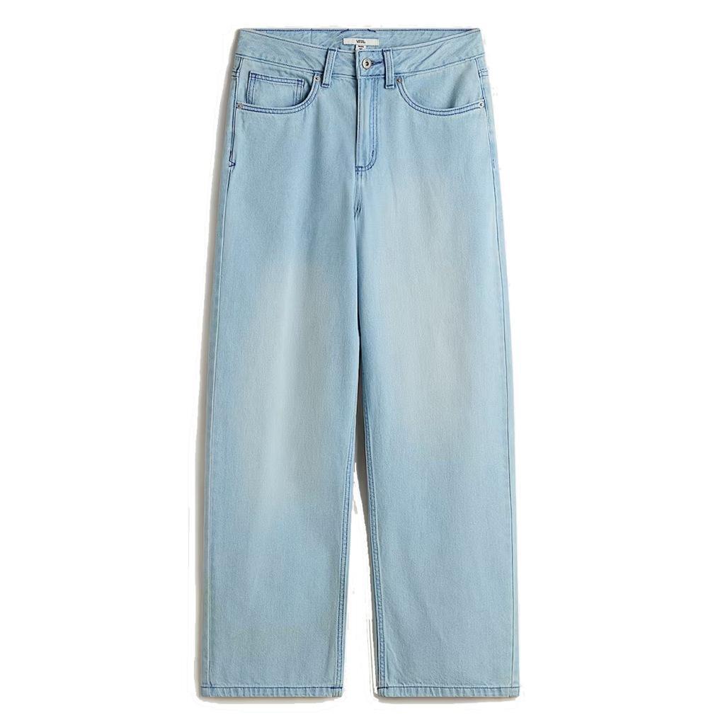 Calças vans modelo sirelle 5 pocket puddl cor azul