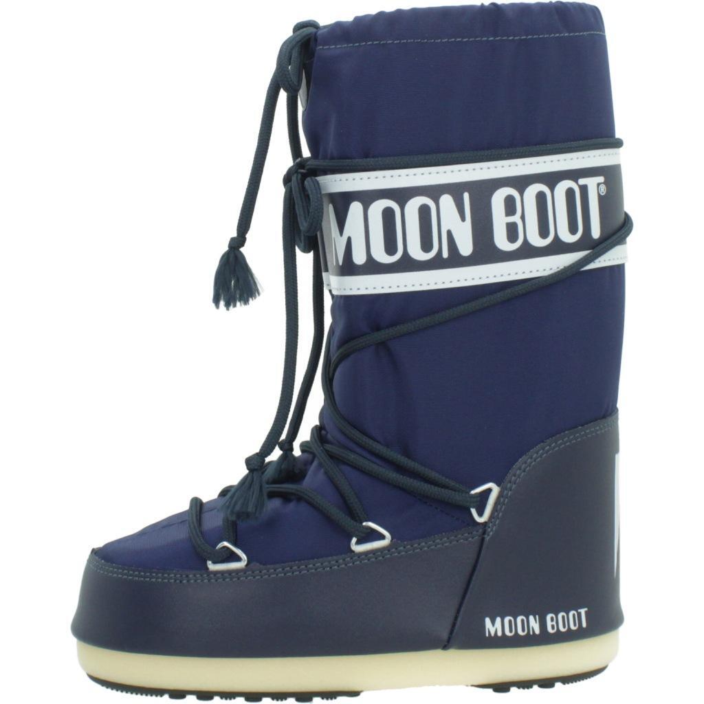 Bottes Moon Boot Modello Mb Icon Nylon Colore Blu 2/5
