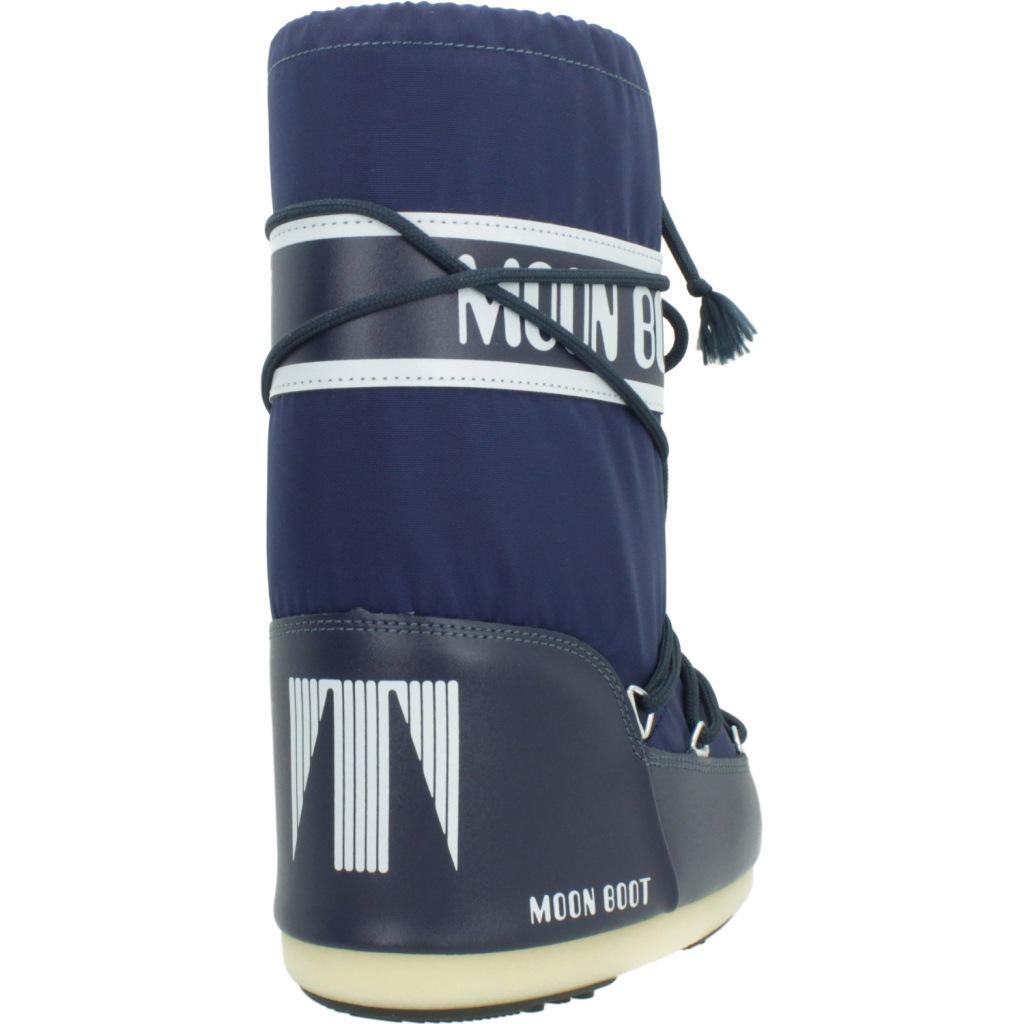 Bottes Moon Boot Modello Mb Icon Nylon Colore Blu 3/5
