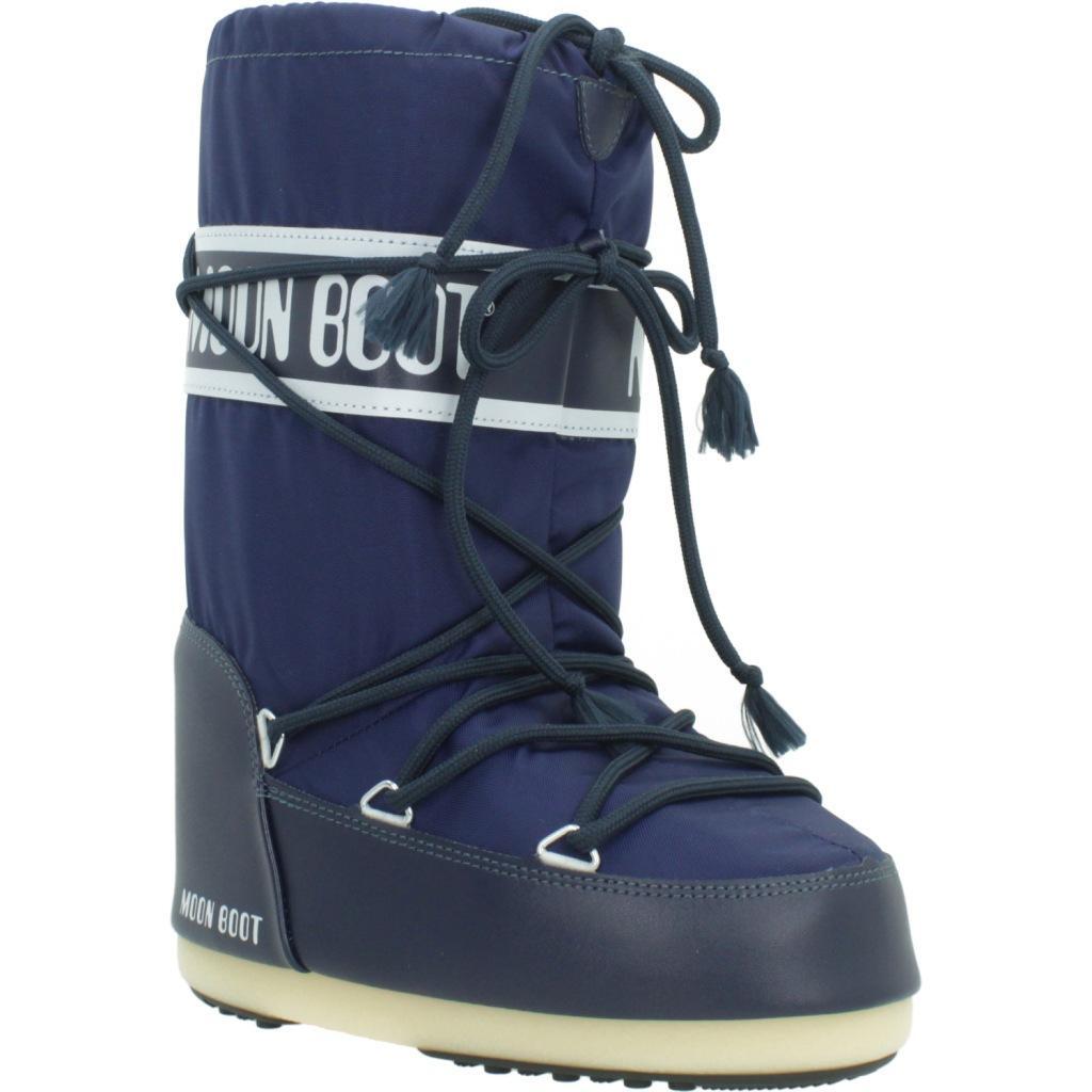 Bottes Moon Boot Modello Mb Icon Nylon Colore Blu 5/5