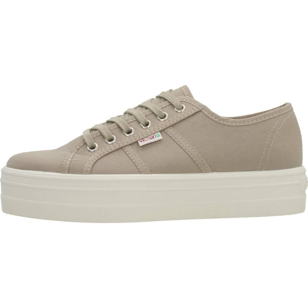 Barcelona Womens Lace Up Platform Canvas Trainers 2/6
