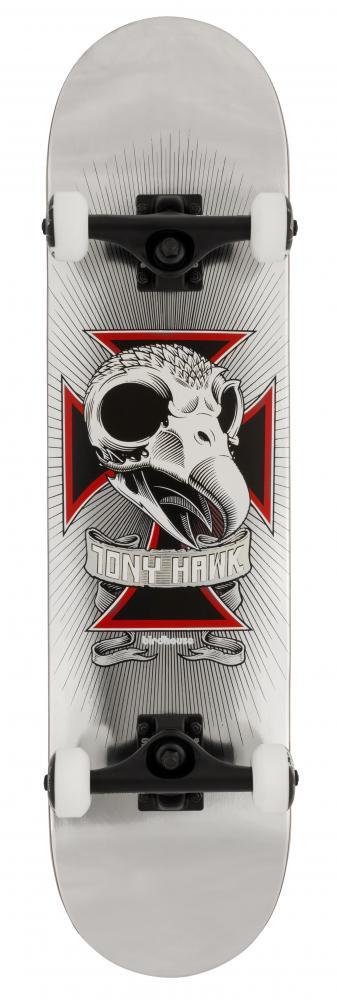 Skate Birdhouse Stage 3 Skull 2 7.75" Silver Foil 4/5