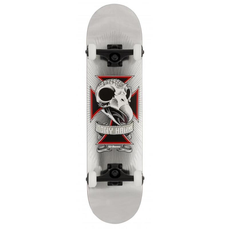 Birdhouse Stage 3 Skull 2 ​​7,75" Silberfolien Skateboard