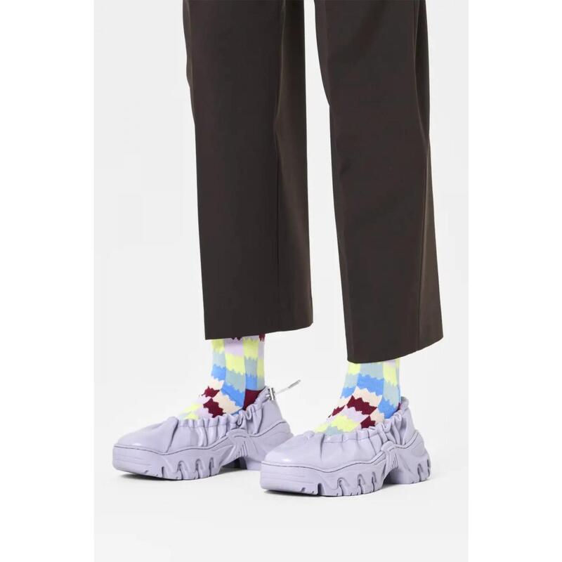 Ciorapi Happy Socks Model Dizzy Check Sock Culoare Albastru