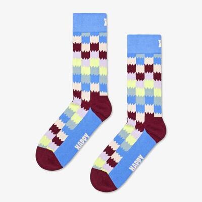 Socken Happy Socks Modell Dizzy Check Sock Farbe Blau