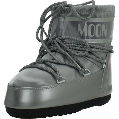 Stiefel Moon Boot Modell Mb Icon Low Glan Farbe Silber