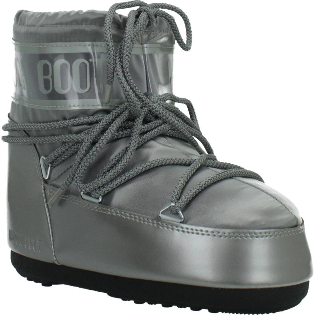 Bottes Moon Boot Modèle Mb Icon Low Glan Couleur Argent 5/5