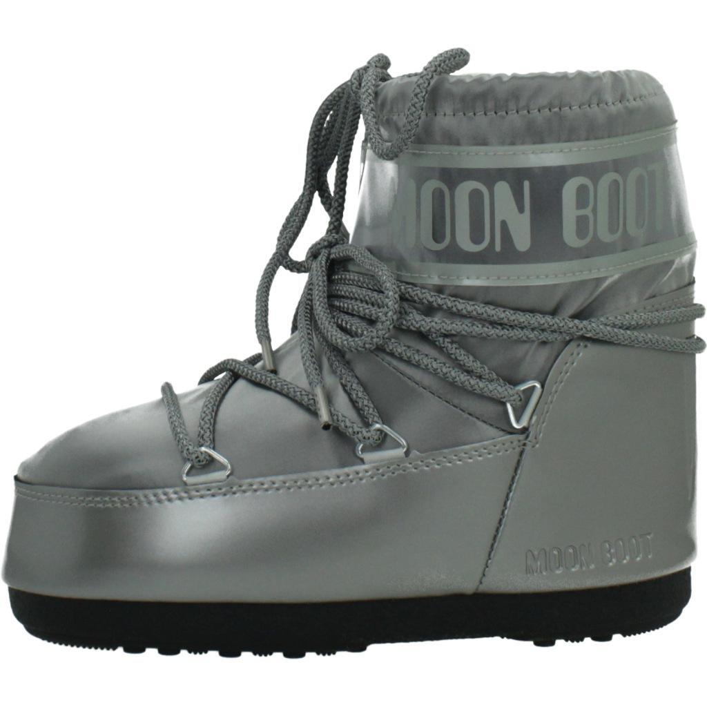 Bottes Moon Boot Modèle Mb Icon Low Glan Couleur Argent 2/5