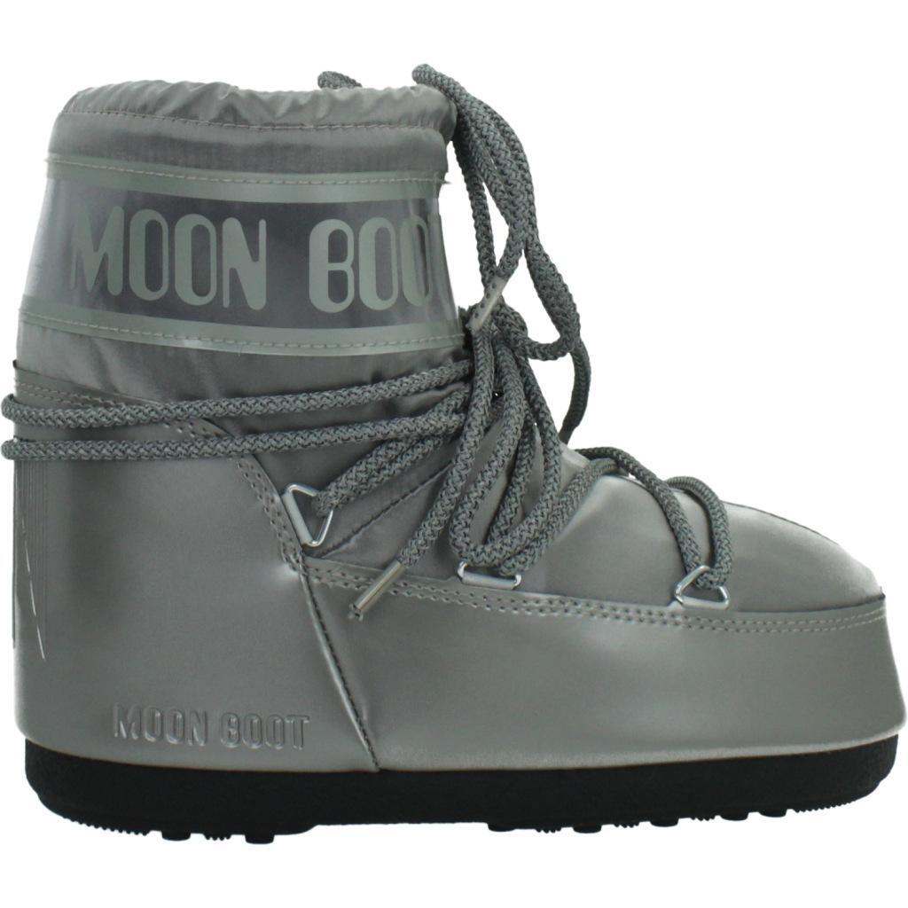 Bottes Moon Boot Modèle Mb Icon Low Glan Couleur Argent 4/5