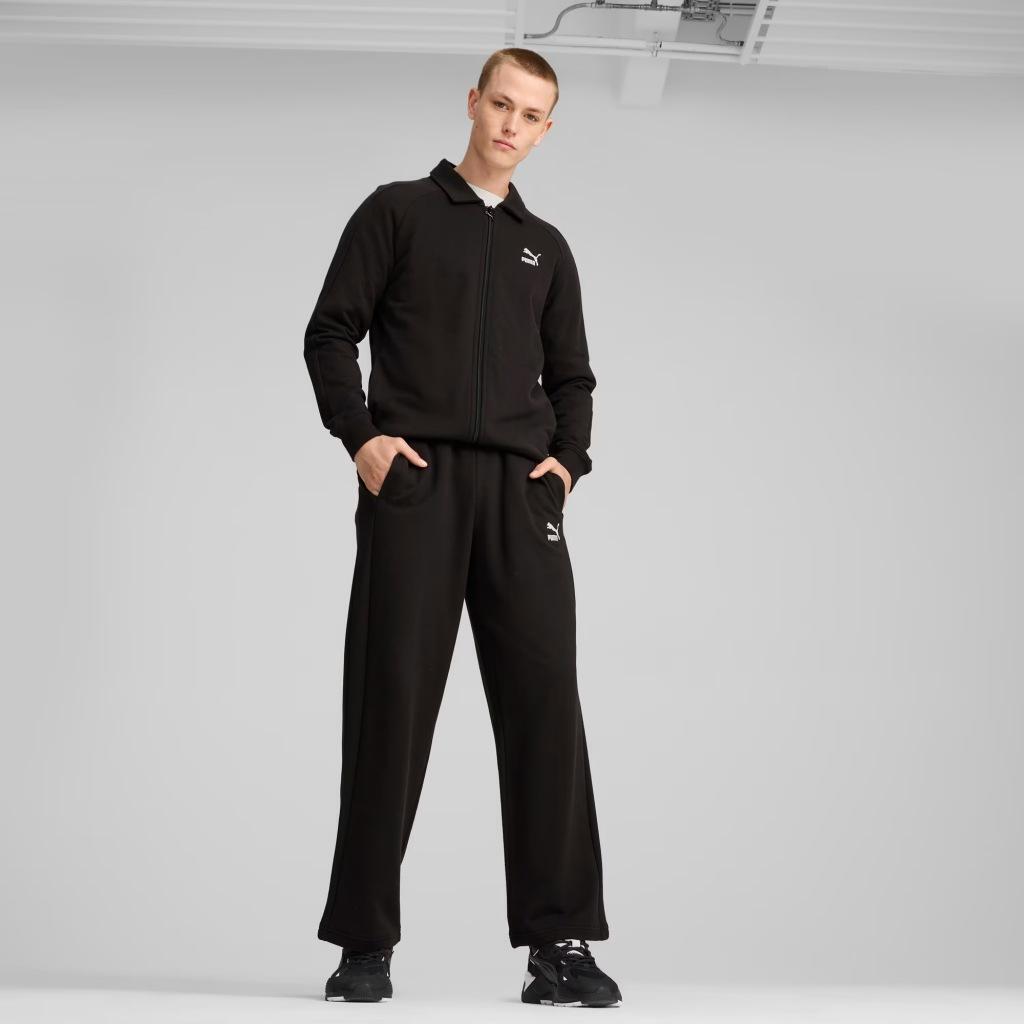 Pantalons Puma Modèle T7 Relaxed Track Couleur Noir 4/5