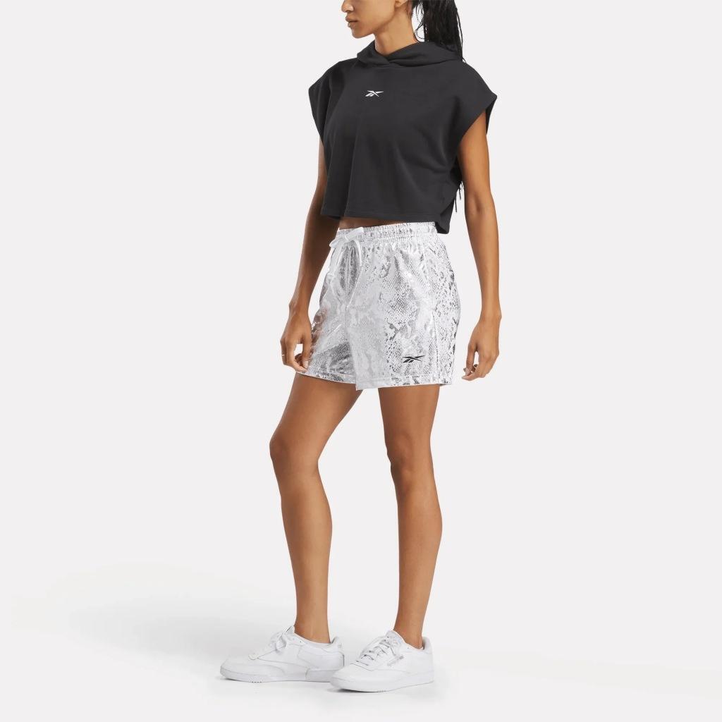 Pantalons Reebok Modèle Womens B-ball Off-court Allover Print Shorts 5 Couleur B 4/5